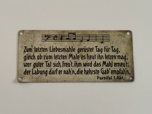 Blechschild richard wagner - blechschild,