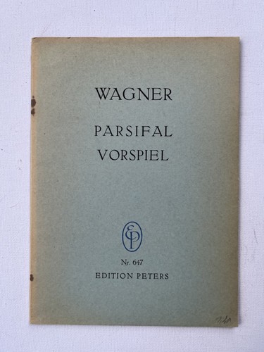 Noten wagner parsifal - noten., wagner.