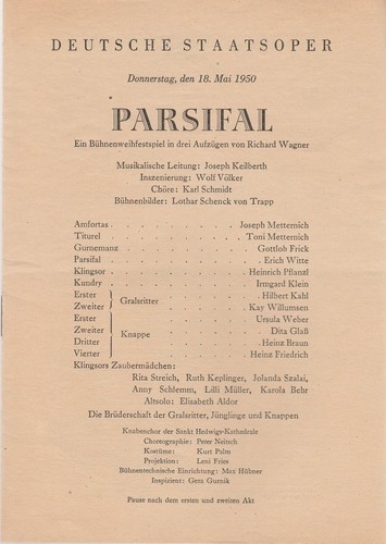 Programmheft richard wagner - programmheft,