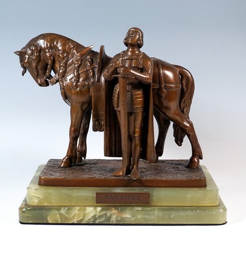 Wiener bronze parsifal - wiener, bronze,