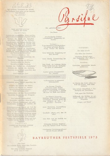 Programmheft richard wagner - richard,