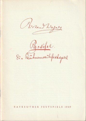 Programmheft richard wagner - programmheft,