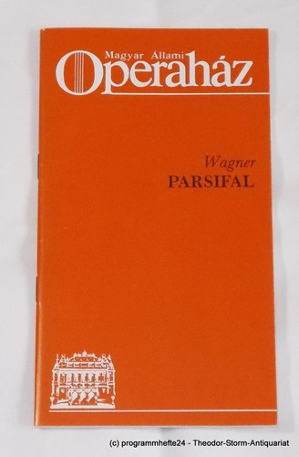 Programmheft parsifal von - programmheft,