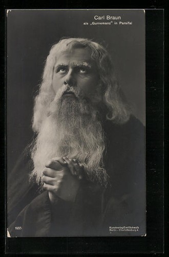 Opernsänger carl braun als - braun,