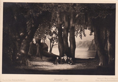 Parsifal bühnenszene 1938 - ak,